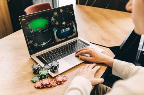 online poker player